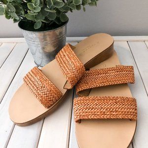 A. Giannetti Woven Sandals